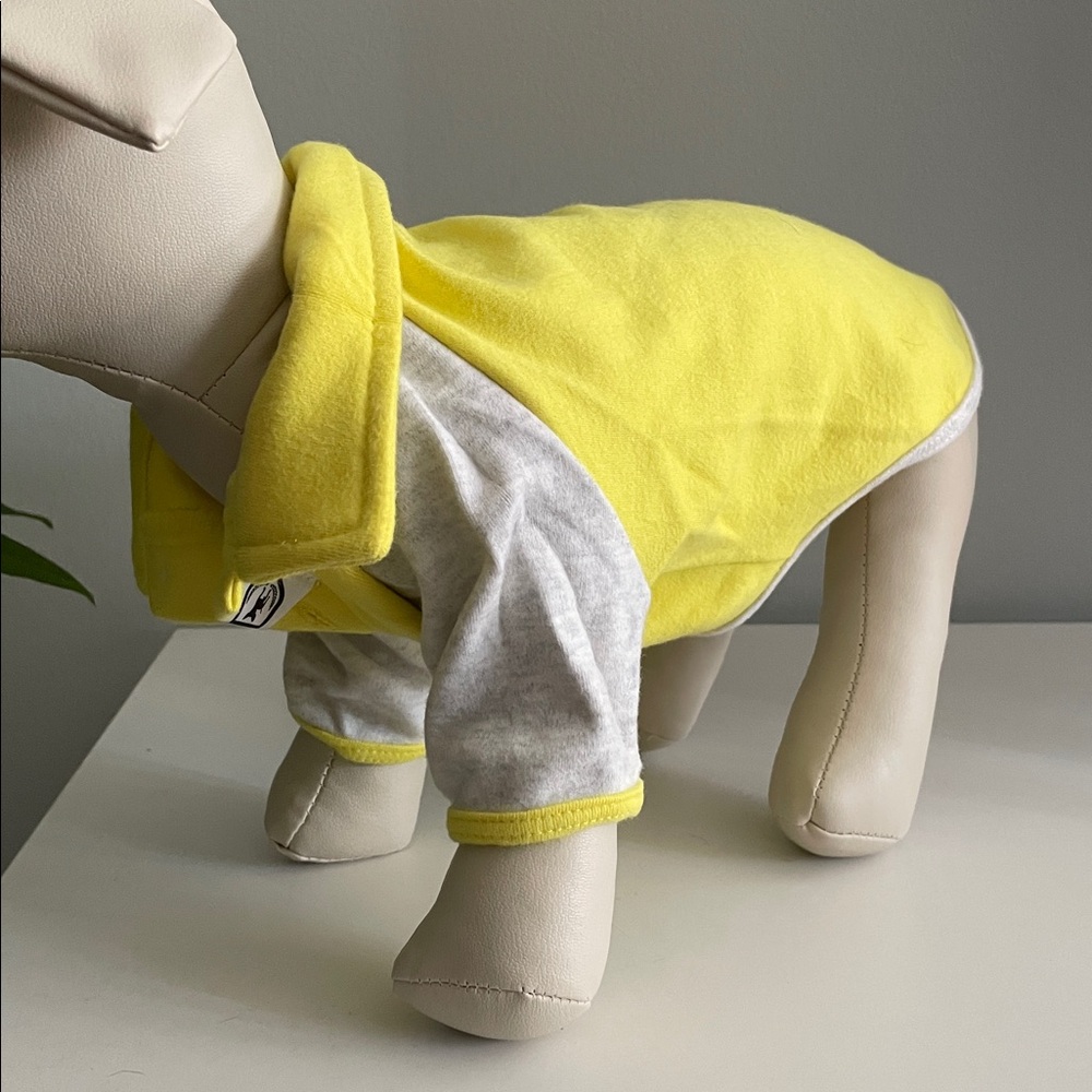 NWT Dog Yellow And Grey Polo Shirt